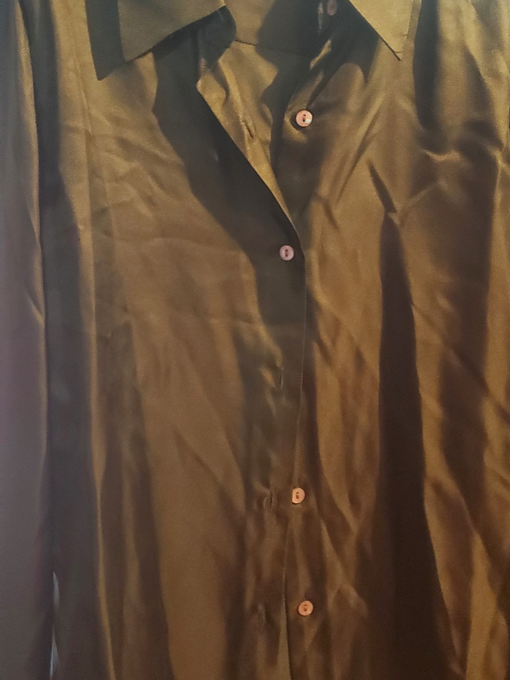 Studio Works Black Satin Blouse